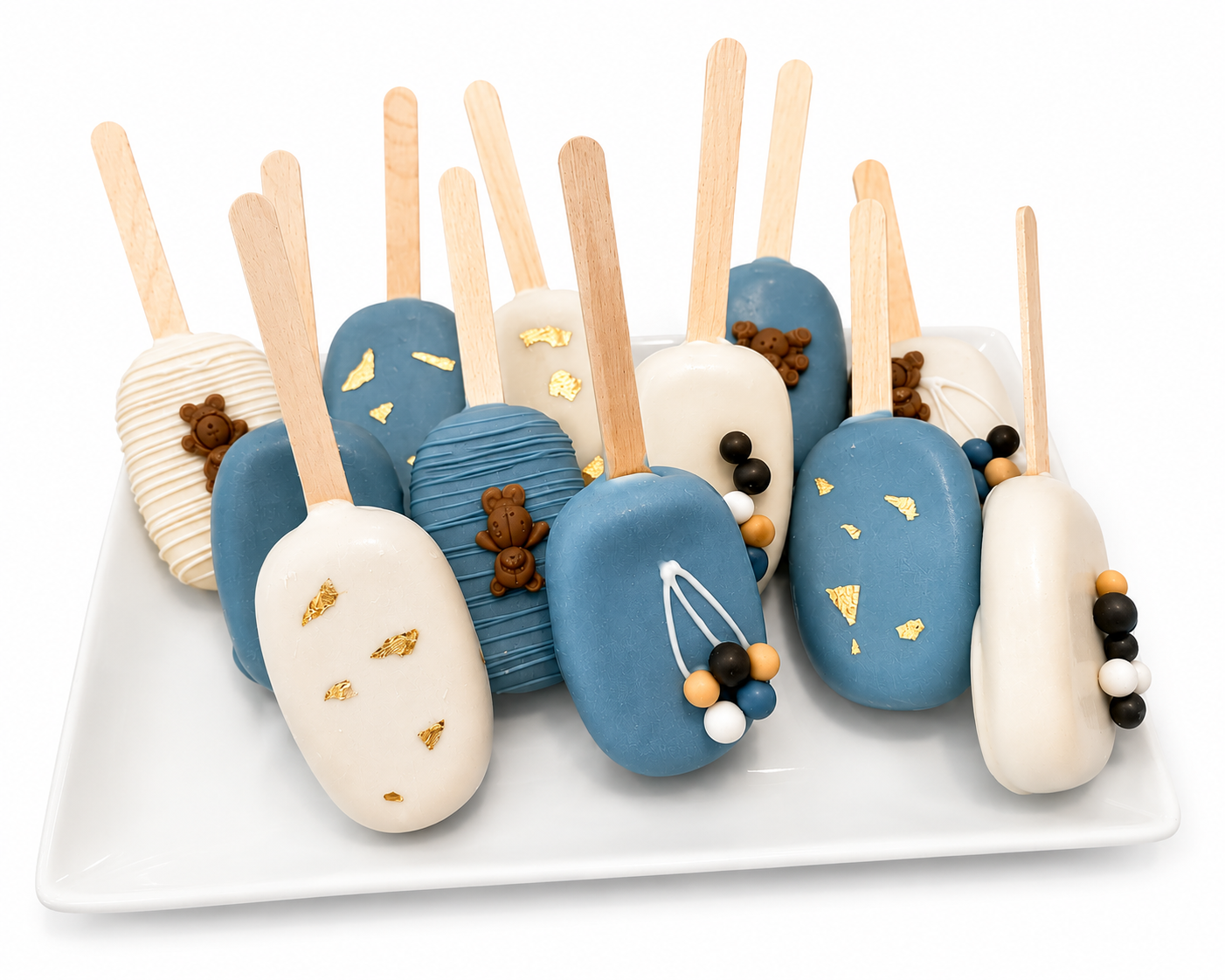 Bee themed baby shower chocolates